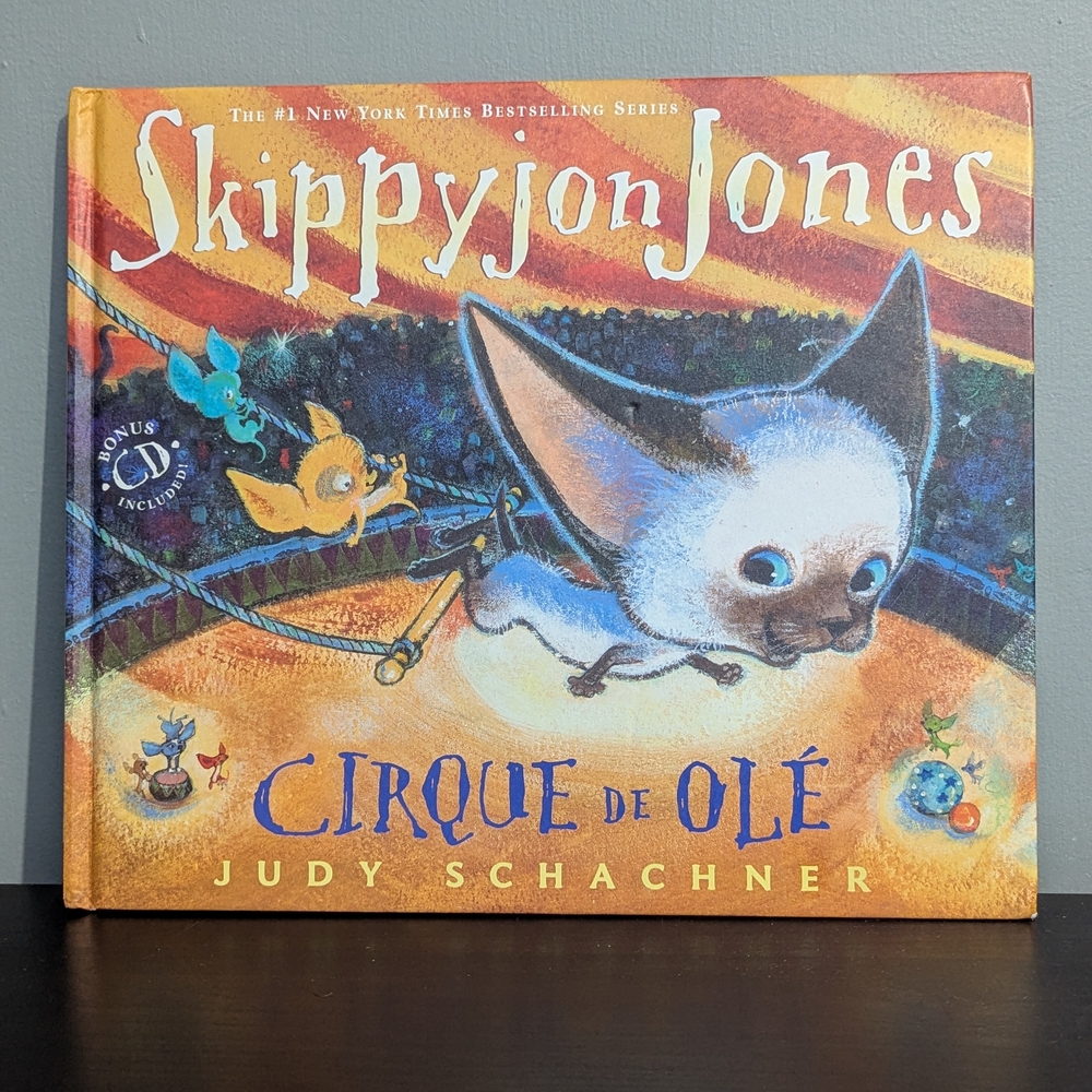 4/$10 📚 Skippyjon Jones Cirque de‎ Olé By Judy Schachner
